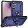Mobigear Armor Ring Coque Samsung Galaxy S23 FE Coque arrière Rigide Anti-Chocs avec Anneau-Support - Bleu