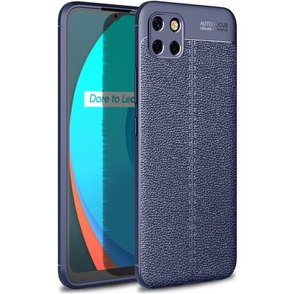 Mobigear Luxury Coque Realme C11 (2020) Coque arrière en TPU Souple - Bleu