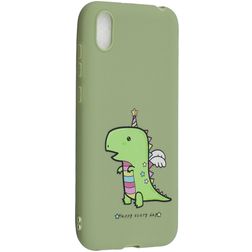 Mobigear Croco HONOR 8S TPU souple Coque arrière - Dino