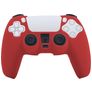 Mobigear Classic Coque Playstation 5 controller Thin Coque en Silicone Souple - Rouge
