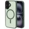 Mobiparts Hardcover Coque iPhone 16 MagSafe Coque arrière Rigide - Satin Green
