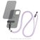 Mobilize Lanyard - Cordon de téléphone universel ajustable - Violet