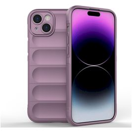 Mobigear Bumpy Coque iPhone 15 Plus Coque arrière en TPU Souple - Violet