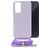 Mobilize Lanyard Gelly Samsung Galaxy A35 Coque avec cordon en TPU Souple - Pastel Purple
