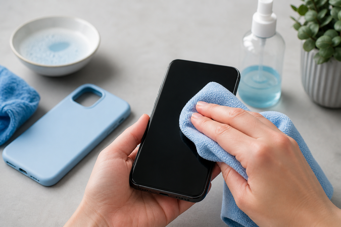 Nettoyer son téléphone et sa coque de manière hygiénique ? - Voici comment faire !