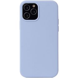 Mobigear Rubber Touch Coque iPhone 13 Coque arrière en Silicone - Lilas