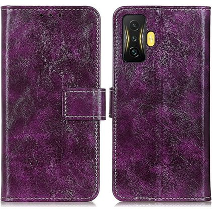 Mobigear Basic Housse POCO F4 GT Etui Porte-Monnaie - Violet
