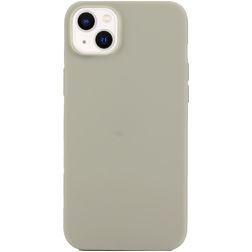 Mobigear Colors Coque iPhone 14 Plus Coque arrière en TPU Souple - Gris