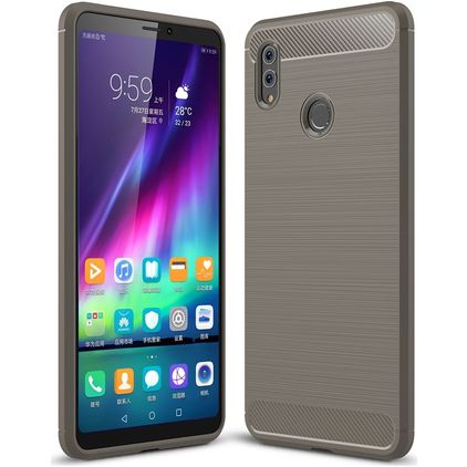 Mobigear Brushed Slim Coque HONOR Note 10 Coque arrière en TPU Souple - Gris