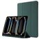 Mobigear Tri-Fold Gel Coque iPad Pro 13 Pouces (2024) Etui en TPU,Similicuir + Porte-crayon - Vert