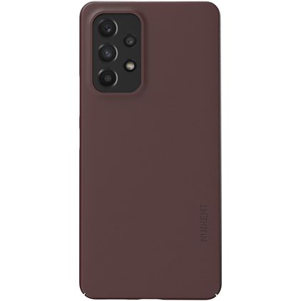 Nudient Thin Precise Coque Samsung Galaxy A53 Coque arrière Rigide - Sangria Red