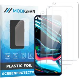 Mobigear Realme 7 Pro Protection d'écran Film - Compatible Coque (Lot de 3)