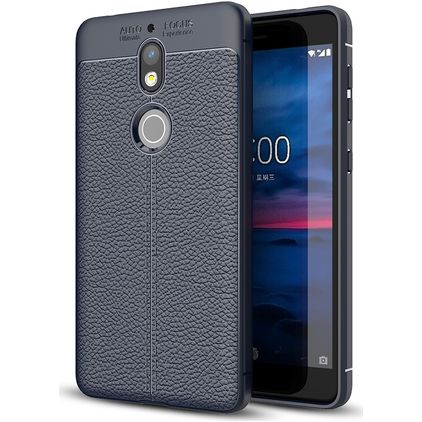 Mobigear Luxury Coque Nokia 7 Coque arrière en TPU Souple - Bleu