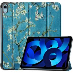 Mobigear Tri-Fold Coque iPad 10 (2022) Etui - Fleurs d'amande