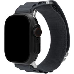 Mobilize Alpine Bracelet Nylon Apple Watch Fermeture boucle ardillon - 42/41/40/38 mm - Dark Grey