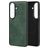 Mobiparts Classic Coque Samsung Galaxy S26 MagSafe Coque arrière en TPU,Similicuir - Emerald Green