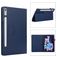 Mobigear Classic Lenovo Tab P11 Pro Gen 2 Étui + Porte-stylet - Bleu foncé
