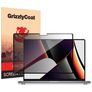 GrizzlyCoat MacBook Pro 14 Pouces (2021-2026) Protection d'écran Confidentialité Film - Compatible Coque - Noir