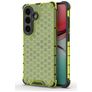 Mobigear Honeycomb Coque Samsung Galaxy S26 Coque arrière Rigide Anti-Chocs - Vert