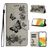 Mobigear Butterfly Housse Samsung Galaxy A35 Etui Porte-Monnaie - Gris