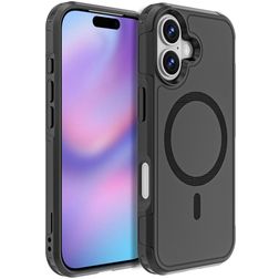 Mobigear Traveller iPhone 17 MagSafe Plastique rigide Coque arrière - Noir