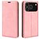 Mobigear Retro Slim Housse iPhone 17 Pro Etui Porte-Monnaie - Rose