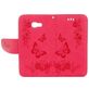 Mobigear Butterfly Housse Samsung Galaxy A5 (2017) Etui Porte-Monnaie - Rouge