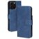 Mobiparts Classic Wallet MagSafe Housse iPhone 16 Pro Max MagSafe Etui Porte-Monnaie - Steel Blue