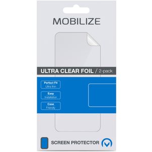 Mobilize Xiaomi Redmi Note 9 Pro Protection d'écran Film - Compatible Coque (Lot de 2)
