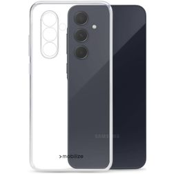 Mobilize Gelly Coque Transparente Samsung Galaxy A55 Coque arrière en TPU Souple - Transparent