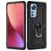 Mobigear Armor Ring Coque Xiaomi 12X Coque arrière Rigide Anti-Chocs avec Anneau-Support - Noir