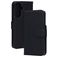 Mobiparts Wallet Samsung Galaxy A57 Cuir véritable Étui Portefeuille - Noir