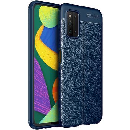 Mobigear Luxury Coque Samsung Galaxy A03s Coque arrière en TPU Souple - Bleu