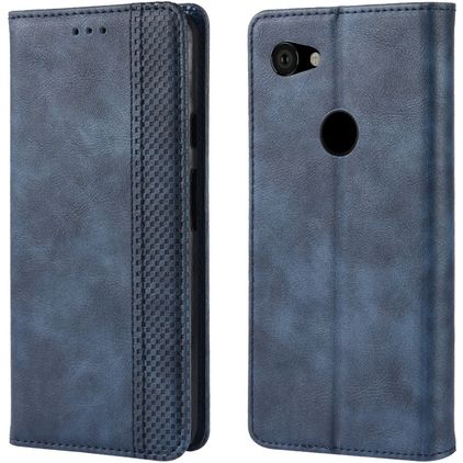 Mobigear Sensation Google Pixel 3a Étui Portefeuille - Bleu