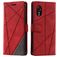 Mobigear Rhombus Housse Samsung Galaxy Xcover 7 Etui Porte-Monnaie - Rouge