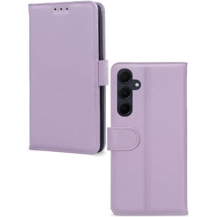 Mobilize Premium Gelly Wallet Housse Samsung Galaxy A35 Etui Porte-Monnaie - Violet