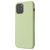 Mobigear Rubber Touch Coque iPhone 12 Coque arrière en Silicone - Vert