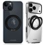 Mobilize 360 Rotating Ring Coque iPhone 13 MagSafe Coque arrière Rigide avec Anneau-Support - Noir