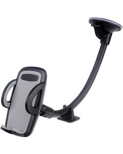 Mobilize Gooseneck Support voiture Ventouse Pince - Universel - Noir