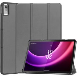 Mobigear Tri-Fold Coque Lenovo Tab P11 Gen 2 Etui - Gris