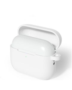 Mobigear Colors Coque Silicone souple pour Apple AirPods Pro 3 - Blanc