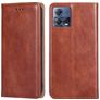 Mobigear Wallet Housse Motorola Edge 30 Fusion Etui Porte-Monnaie - Marron