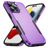 Mobigear Heavy Armor Coque iPhone 16 Pro Max Coque arrière Rigide Anti-Chocs - Violet