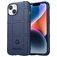 Mobigear Rugged Shield Coque iPhone 15 Plus Coque arrière en TPU Souple Anti-Chocs - Bleu