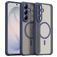 Mobigear Shockproof Samsung Galaxy S26 FE MagSafe Plastique rigide Coque arrière - Bleu