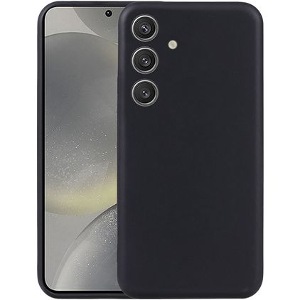 Mobigear Basics Coque Samsung Galaxy S25 Coque arrière en TPU Souple - Noir