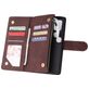 Mobigear Zipper Housse Samsung Galaxy A51 Etui Porte-Monnaie - Marron