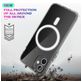 Mobigear Crystal Coque Transparente iPhone SE (2022) MagSafe Coque arrière Rigide - Transparent