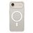 CARE by PanzerGlass Fashionable Coque Transparente iPhone Air MagSafe Coque arrière en Silicone - Transparent