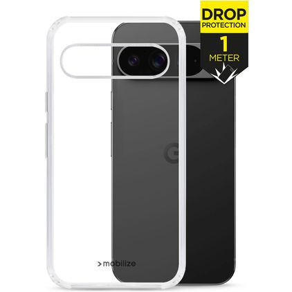 Mobilize Naked Protection Transparent Google Pixel 9 Pro XL Plastique rigide Coque arrière Antichoc - Transparent